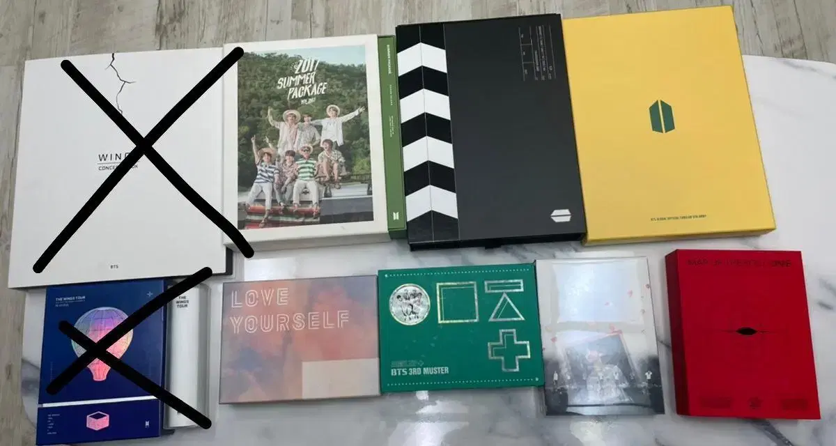 방탄 DVD 및 물품 판매